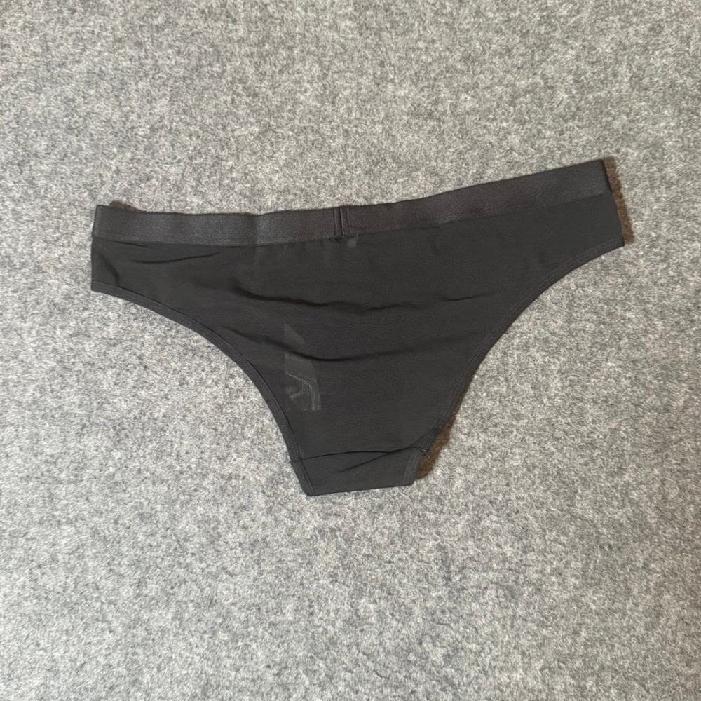 Negative Underwear Sieve Brief Black Mesh Low Rise Panty Size S NWT